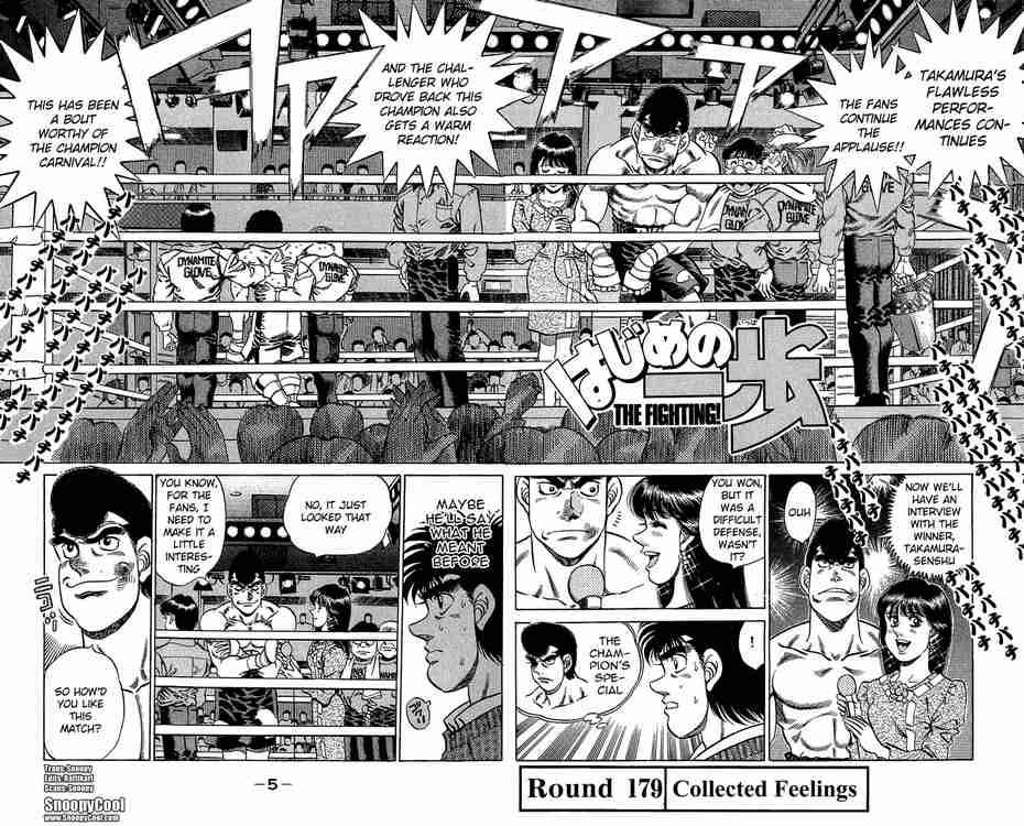 Hajime no Ippo - Chapter 179 Page 5