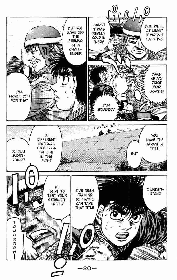 Hajime no Ippo - Chapter 425 Page 20