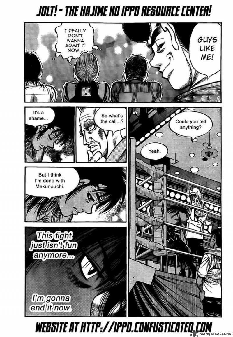 Hajime no Ippo - Chapter 885 Page 13